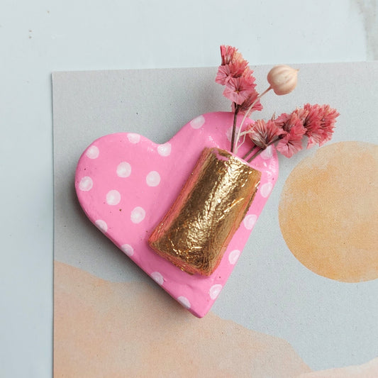 Handgemaakte_Klei_Magneet_met_een_Touch_of_Gold_roze