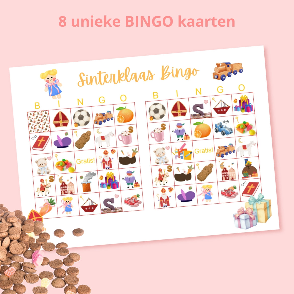 Sinterklaas bingo spel familie
