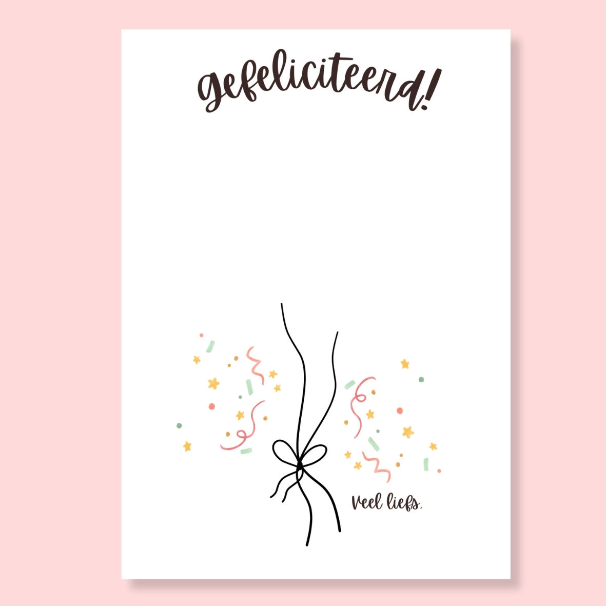 cadeau handafdruk knutsel ballonnen voor oma opa mama papa oom tante vb
