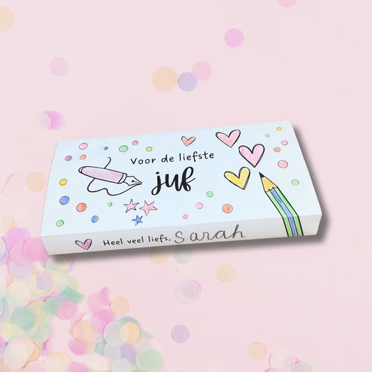 cadeau voor de juf juffen bedankje kleurplaat