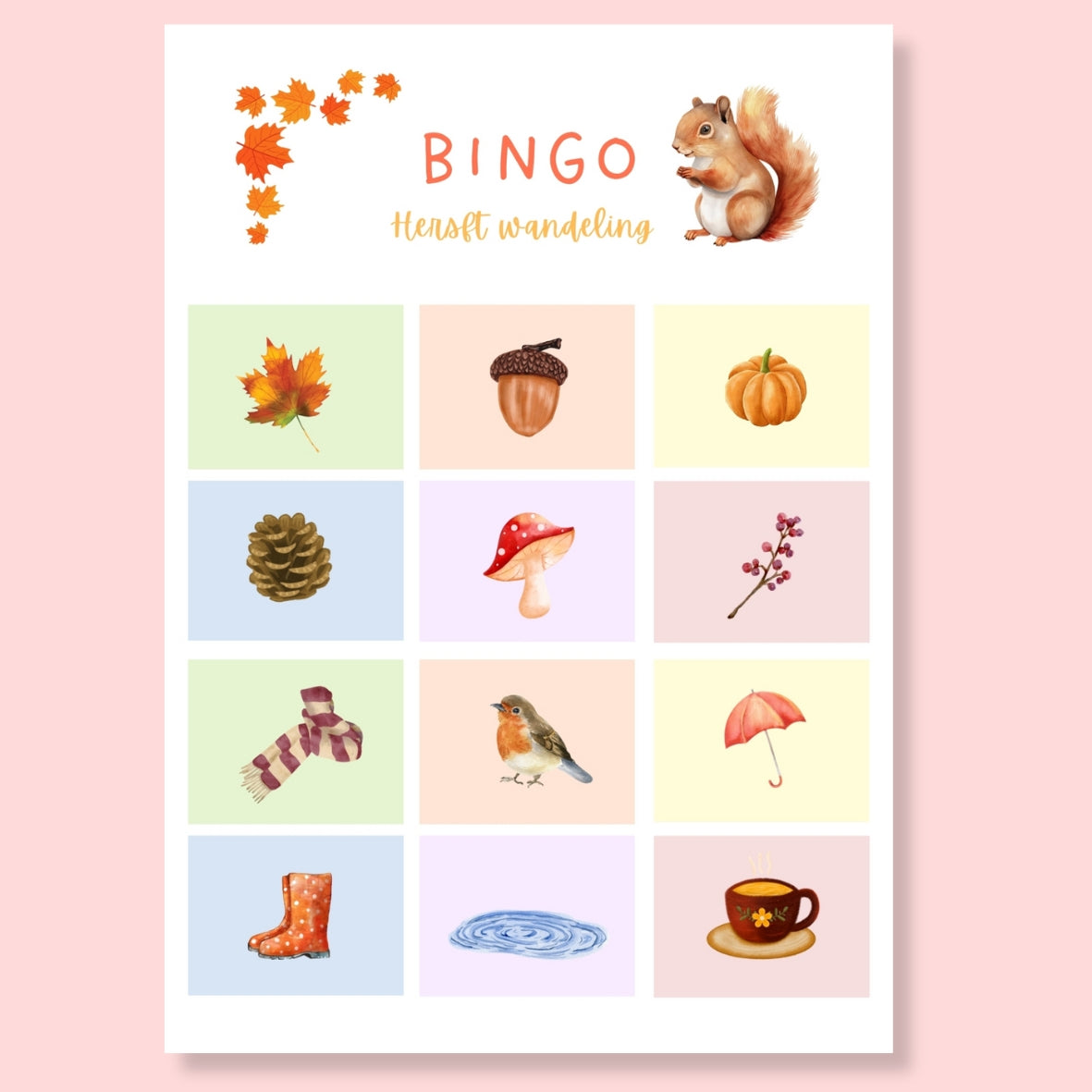 Herfstactiviteiten bundel voor moeders & kinderen – Creatieve PDF met planners, knutselwerkjes, gesprekskaartjes & meer