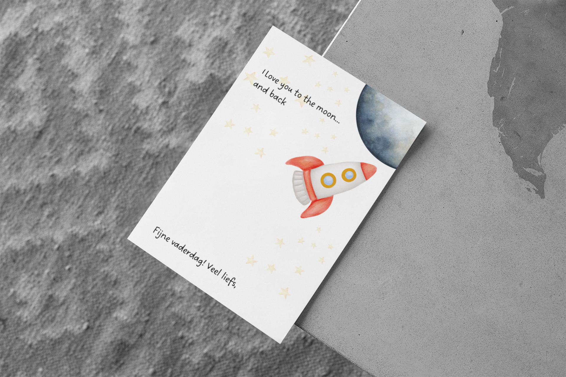 vaderdag cadeau print love you to the moon and back digitale download knutsel