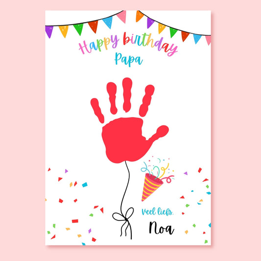 verjaardag persoonlijk kado knutsel voor papa